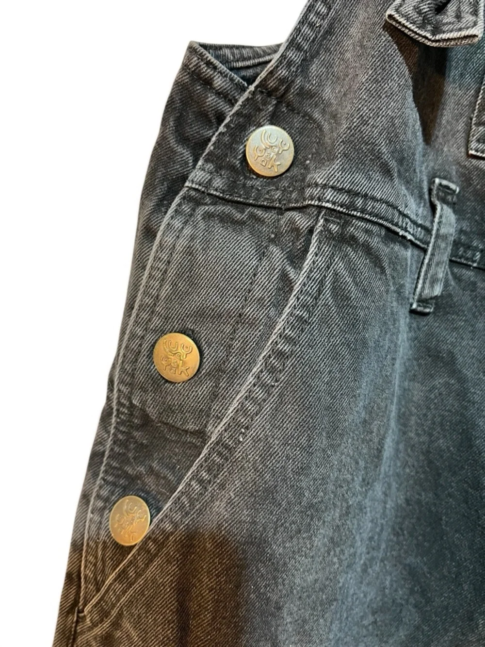 Lucy & Yak Women’s Black Denim Dungarees - Picture 3 of 5